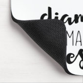 diamanten worden onder druk gemaakt muismat (Hoek)