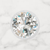 Diamanten zijn de beste vriendin van een meisje confetti (Kleine voorkant)