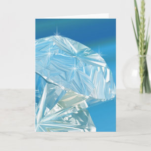 diamanten zijn de beste vriendin voor meisjes kaart