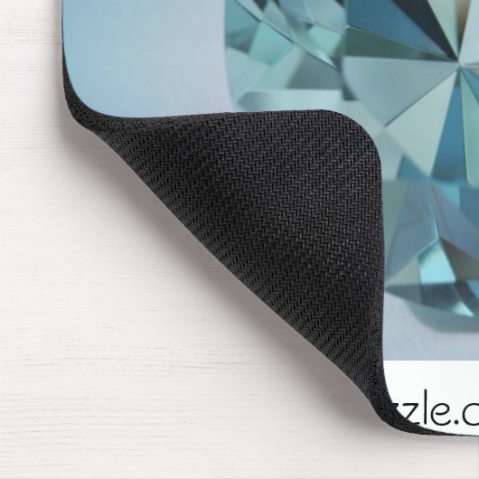 diamanten zijn de beste vriendin voor meisjes muismat (Hoek)