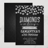 Diamanten zijn voor altijd een uitnodiging voor ee (Voorkant / Achterkant)