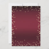 Diamanten Zonnebloemen Rood Afstuderen Kaart (Achterkant)