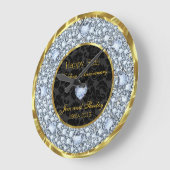 Diamanten, Zwart en Goud 50ste Huwelijksverjaardag Grote Klok (Hoek)