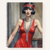 Diamantes y Seda Roja Notitieboek