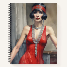 Diamantes y Seda Roja Notitieboek