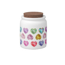 Diamanthart Waterverfpatroon Cute Pastel Meisjesac