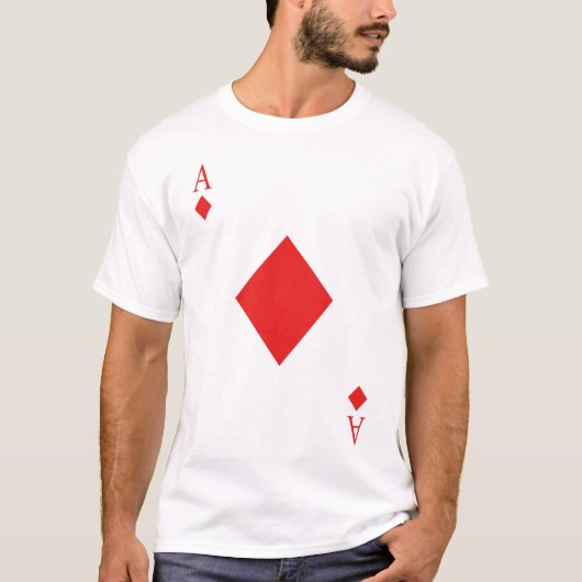diamantkaart t-shirt (Voorkant)