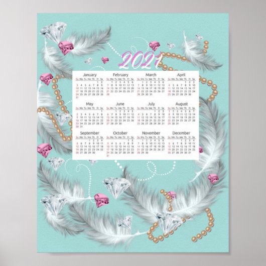 Diamantkalender en poster (Voorkant)