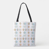 diamantketens tote bag (Achterkant)