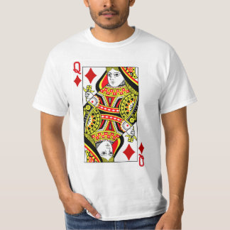 Diamantkoningin speelt Kaart T-shirt