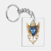 Diamantkraaivleugels Sleutelhanger (Voorkant Links)