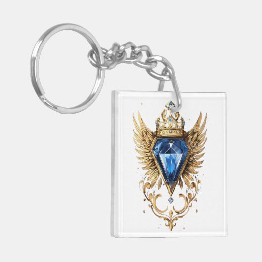 Diamantkraaivleugels Sleutelhanger (Voorkant Links)