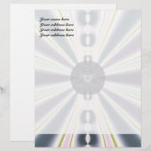 Diamantlichten Briefhoofd (Voorkant / Achterkant)