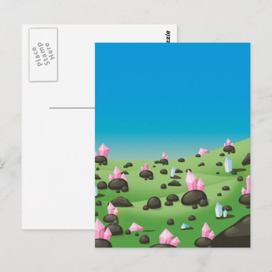 Diamantmijn Briefkaart (Voorkant / Achterkant)