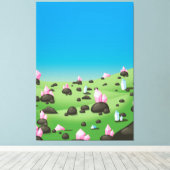 Diamantmijn Canvas Afdruk (Insitu (Houten vloer))