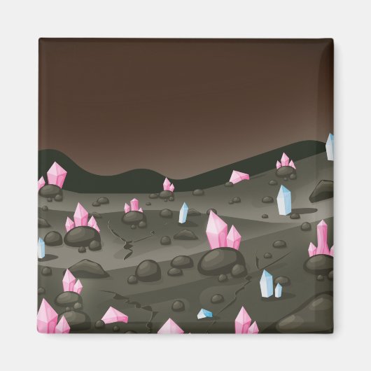 Diamantmijn Magneet (Voorkant)