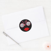 diamantmoes ronde sticker (Envelop)