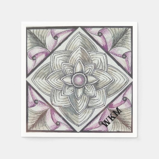 diamantmozaiek servet (Voorkant)