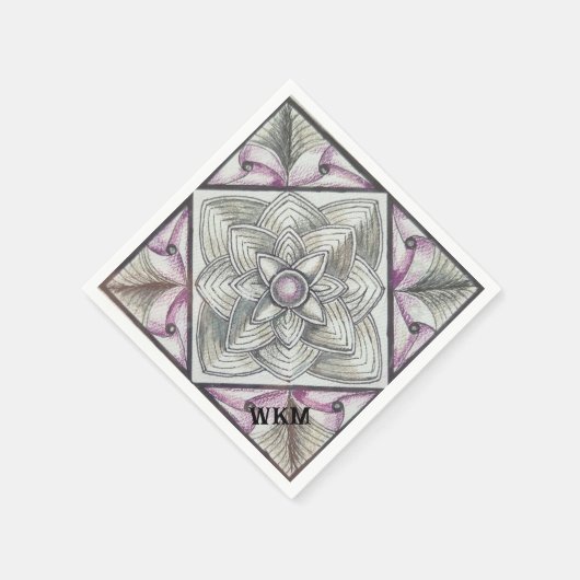 diamantmozaiek servet (Hoek)