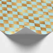 diamantmunt en folie-verpakkingspapier voor namaak cadeaupapier (Hoek)