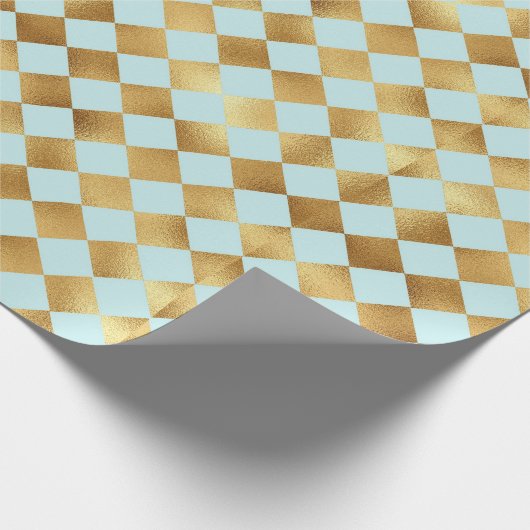 diamantmunt en folie-verpakkingspapier voor namaak cadeaupapier (Hoek)