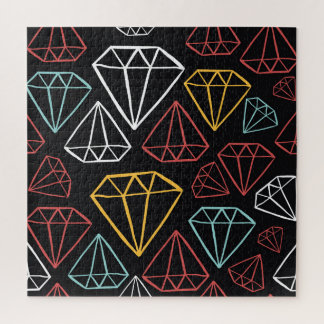 diamantontwerp, naadloos patroon legpuzzel