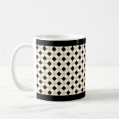 Diamantpatroon #1-2 koffiemok (Links)