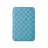 Diamantpatroon Aqua Badmat (Voorkant Verticaal)