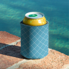 Diamantpatroon Aqua Blikjeskoeler