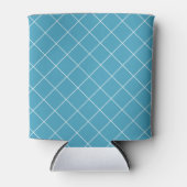 Diamantpatroon Aqua Blikjeskoeler (Voorkant)