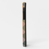 diamantpatroon en monogram 12 Case-Mate iPhone case (Achterkant/links)