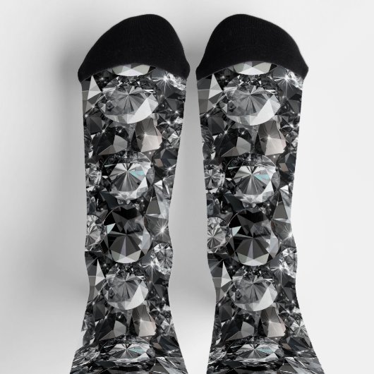 Diamantpatroon glitter sokken (Top)