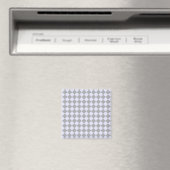 Diamantpatroon in grijs en lavendel magneet (Insitu (Vaatwasser))