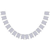 Diamantpatroon in grijs en lavendel vlaggetjes (Alle)