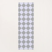 Diamantpatroon in grijs en lavendel yogamat (Achterkant)