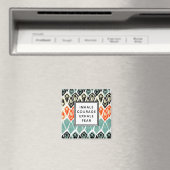 Diamantpatroon Inhaleer moed Uitademen Angst Magneet (Insitu (Vaatwasser))