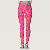 Diamantpatroon Leggings (Voorkant)