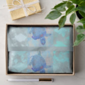 Diamantpatroon met schildpadden tissuepapier (Geschenk)