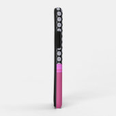 Diamantpatroon & naamkalligrafie op roos goud Case-Mate iPhone case (Achterkant/rechts)