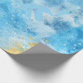 Diamantpatroon op zwart inpakpapier (Hoek)