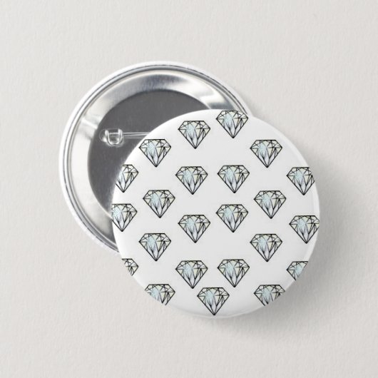 diamantpin ronde button 5,7 cm (Voorkant /achterkant)