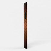 Diamantplaat Patroon Zwart naar Koper Verloop Case-Mate iPhone Case (Achterkant/rechts)