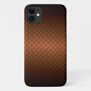 Diamantplaat Patroon Zwart naar Koper Verloop Case-Mate iPhone Case