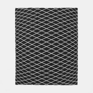 Diamantrooster geometrische textuur. fleece deken