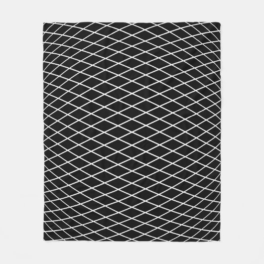 Diamantrooster geometrische textuur. fleece deken (Voorkant)