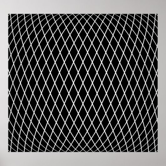 Diamantrooster geometrische textuur. poster (Voorkant)