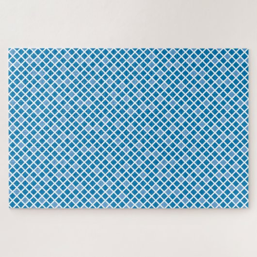 ‘Diamants’ | Ibiza Blue en Little Boy Blue | Legpuzzel (Horizontaal)