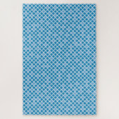 ‘Diamants’ | Ibiza Blue en Little Boy Blue | Legpuzzel (Verticaal)