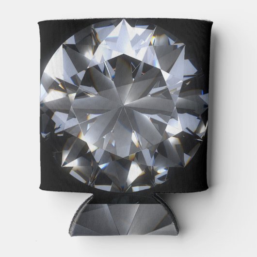 Diamantsteen: zwarte ruimte schittert. blikjeskoeler (Voorkant)