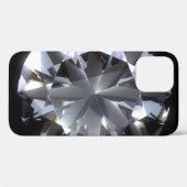 Diamantsteen: zwarte ruimte schittert. Case-Mate iPhone case (Achterkant (horizontaal))